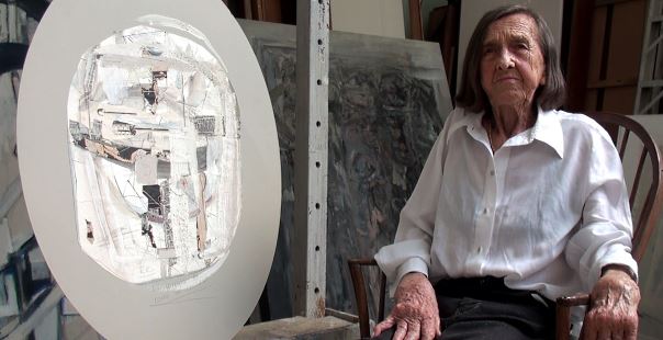 Luisa Richter en su taller