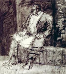 Hombre con Periódico